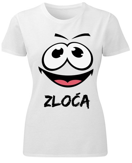 Majice sa stampom natpisom slikom/Za devojku/zloca .jpg